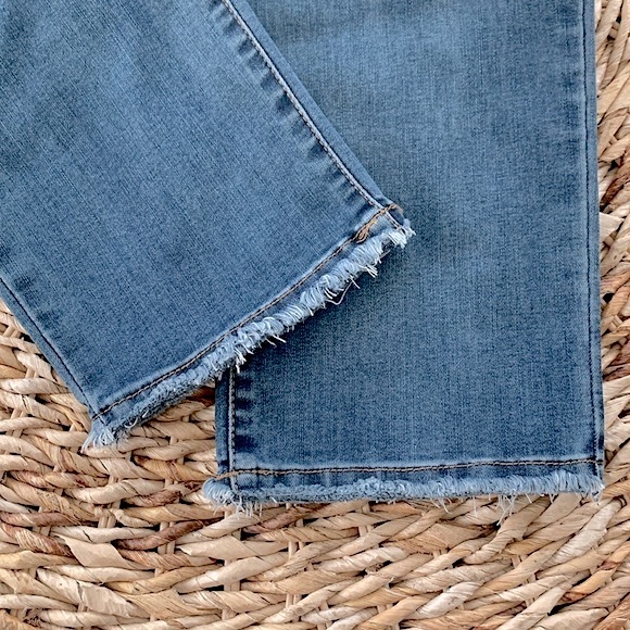 Democracy Frayed Hem Distressed Crop Jean - Picture 7 of 13